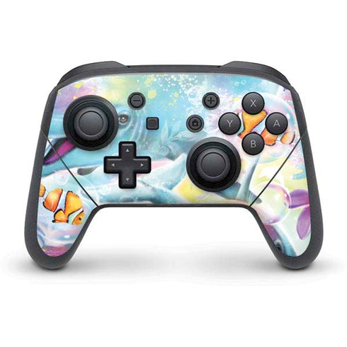 Pastel Dolphins by Sheena Pike Nintendo Skins